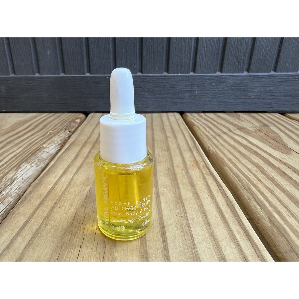 Active Argan All Over Drops for Face Body & Hair 15ml Activated Argan Complex